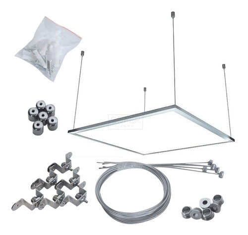 Coper Light Kit De Suspension Para Panel Led 120x30 60x60 30x30 0