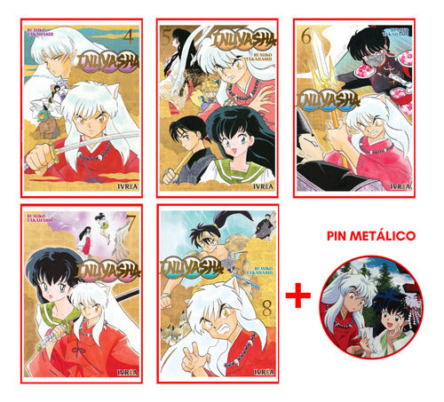 Combo Inuyasha 4 A 8 - Manga - Ivrea 0