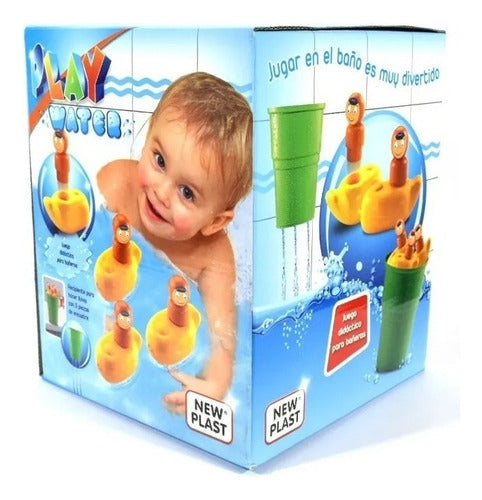 New Plast Juego Baño Didactico Play Water Caja Tut Tuttishop 0