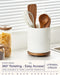 Getstar 360° Rotating Utensil Holder, Large Wooden Base 1