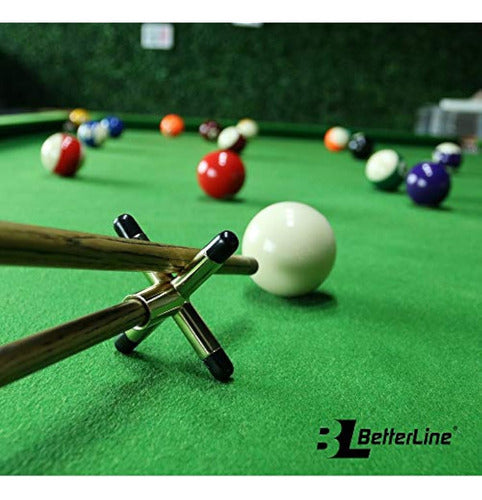 Betterline Billiard Balls Set, Pool Table Triangle Ball Rack 3