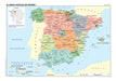 Mapa De España - División Política - Tamaño 45x30 Cm 0