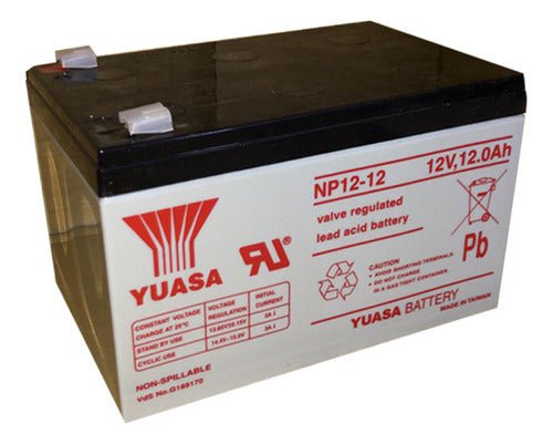 Bateria Yuasa Np 12-12 Alarmas Ups 12v 12ah 0