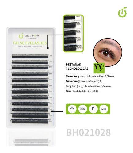 Cherimoya Yy 0.07D Mix 7-13mm Technological Eyelashes 1