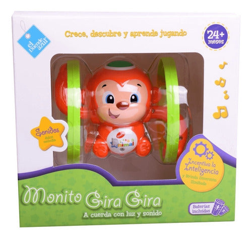 El Duende Azul Gira Gira Monkey with Light and Sound 0