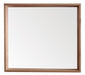 Imak Eucalyptus Wood Bathroom Mirror 80x70 3