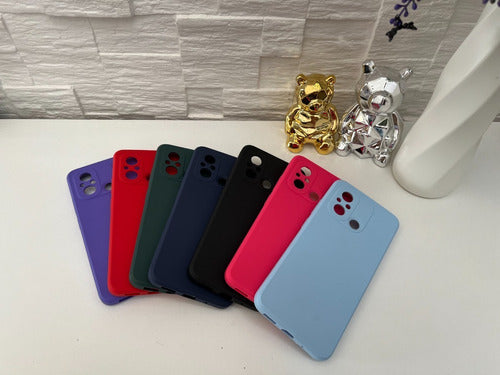 Case + Hydrogel Protector for Redmi 12C - Silicone Cover 1