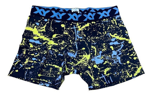 XY Cromosoma Boxer Shorts in Cotton and Lycra Prints - Art 1313 3