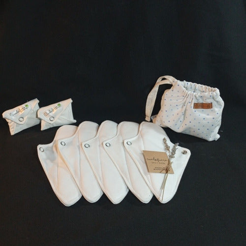 Reusable Menstrual Cloth Pads Pack X5 4