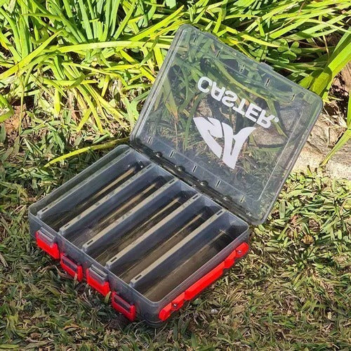 Caster Double Faced Lure Box with 12 Divisions 21x17x5cm 2