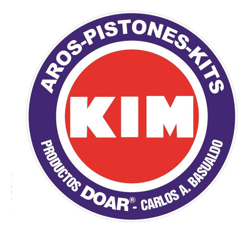 Juego De Aros De Pistón Fiat Mobi 1.0 8v Std 70mm Cromados 2