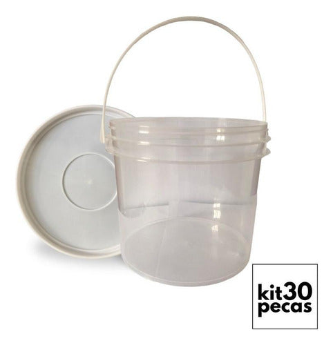 Balde P Arroz 2.2l Transp 30pçs 0