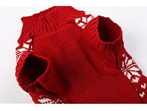 Lanyar Classic Red Holiday Sweater for Dogs and Cats 5