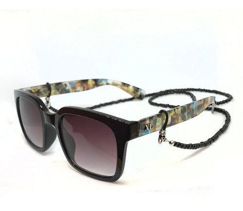 Extra Large XL8374 Xl Extra Large Sunglasses with Holder Chain 0