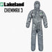 Lakeland Mameluco Overol Chemmax 3 Gris - Proteccion Quimica 1