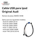 Audi Cable USB for iPod 8E0-051-444-B 1