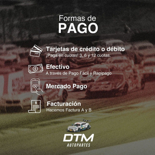 DTM Autopartes Goma Capuchón Optica Fiat Uno 2000-2004 5