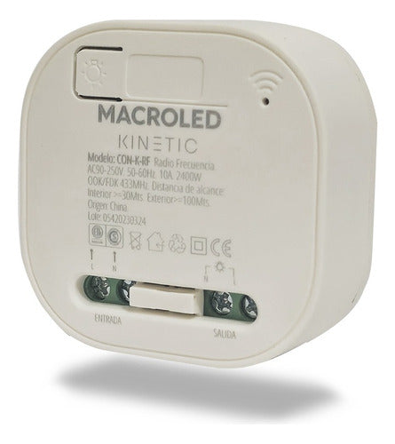 Macroled Kinetic Radiofrequency Controller AC90-250V 3