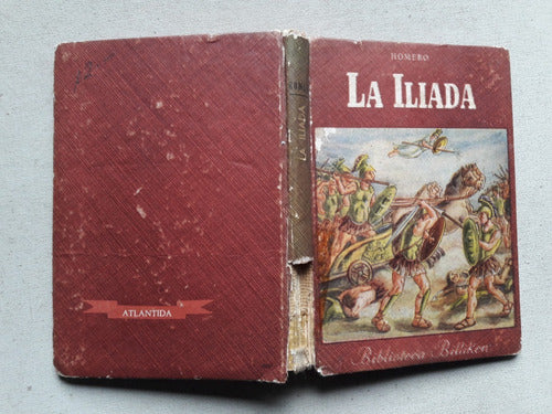 La Iliada - Homero - Biblioteca Billiken Editorial Atlantida 0