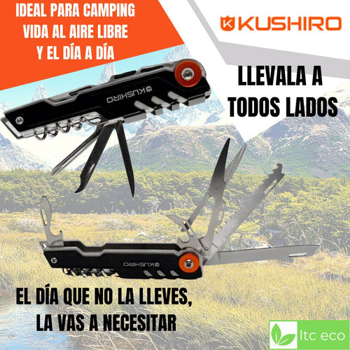 Kushiro 8-Function Camping Multi-Tool Pocket Knife 3