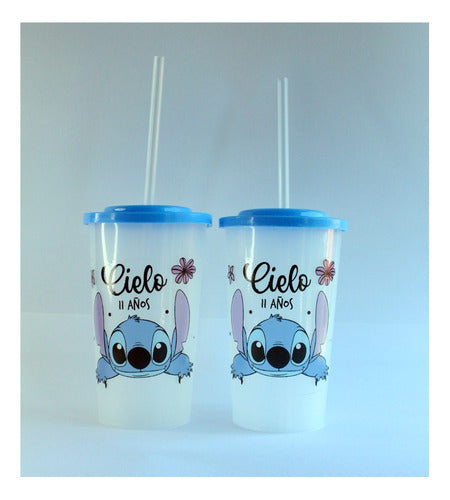 10 Personalized Transparent Souvenir Cups with Name 28