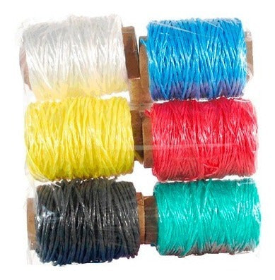 Plastic Virgin Thread Small Bobbin Bambino X Unit 2