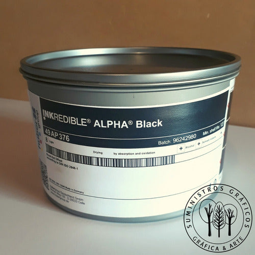 Tinta Hubergroup Alemana Para Offset Color Negro - Imprentas 1