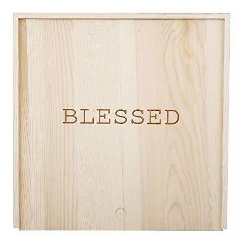 Stephan Baby Blessed Natural Pine Memory Box 1