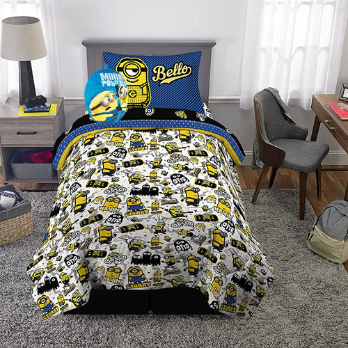 Franco Minions: The Rise Of Gru, Kids Bedding Soft Comforter 4