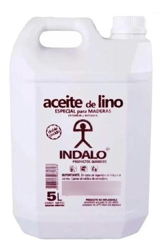 Indalo Aceite De Lino Proteccion Maderas Doble Cocido 1 Litro 0