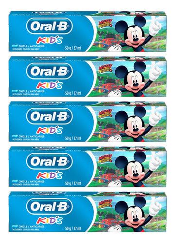 Oral B Kids Kit X6 Dental Paste with Fluoride for Kids Mickey 0