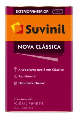 Suvinil Nova Clássica Fosco 18 Litros Gelo 0