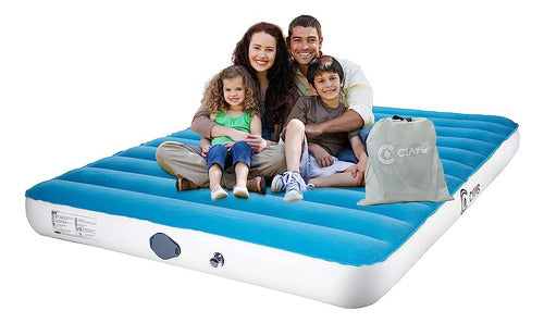 Ciays Double Air Mattress with Built-in Pump, Mattress I 0