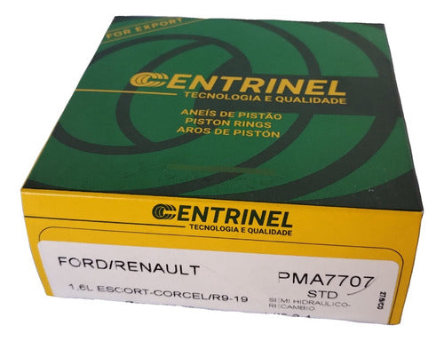 Centrinel Juego Aros Recambio Ford 1.8 16V Zetec Diam 80.6mm 1