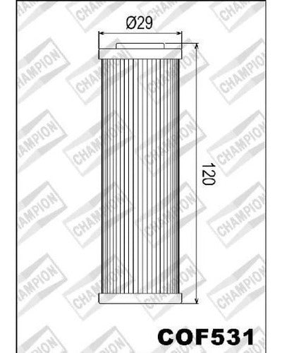 Champion Filtro De Aceite Beta 350 Rr 4t Rc 17 1