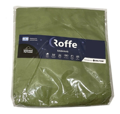 Pack of 3 Adjustable Queen Size Sheets 220 X 240 Cm - Roffe 63