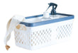 Generic White Plastic Organizer Basket 28x13.5x12cm 0