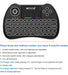 Mitid 2.4GHz Mini Wireless Keyboard with Touchpad Mouse 4