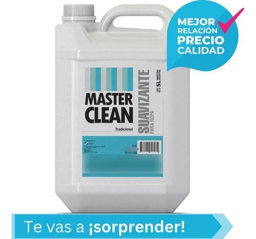 Suavizante Para Ropa Tradicional X 5 Lts - Master Clean 0