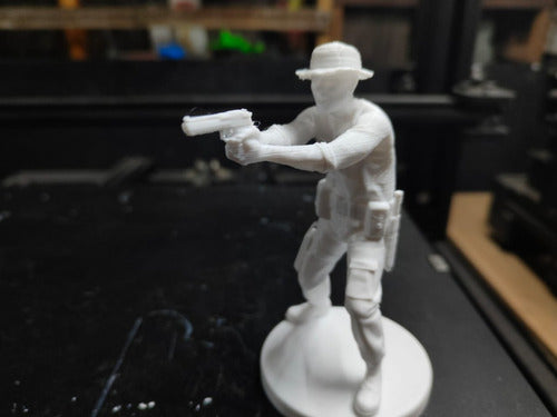 Modern Jungle Soldier, 1/16 Scale, White Color 4