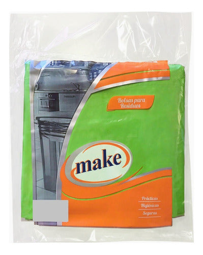 Make Green Waste Bag 60x90 Cm 30 Microns - Pack of 300 Units 2