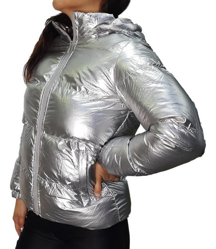 MS Women's Jacket - Mily with Silver Hood 5