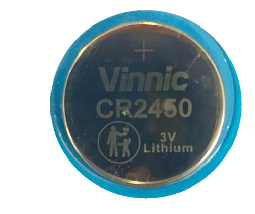 Vinnic CR2450 Lithium Battery 3V 2450 - Single Unit 1