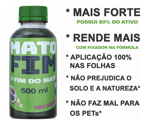 Matofim Fort Elimina Mato Não Seletivo 500ml Faz Até 100 Lts 1