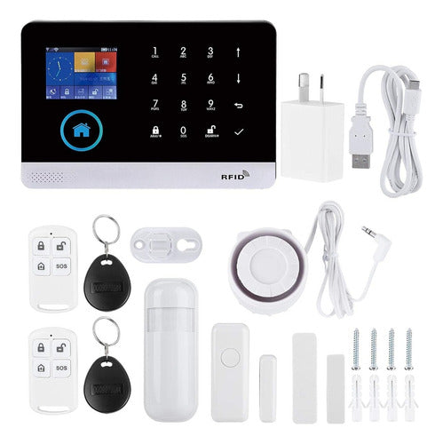 Purare Techologic Wifi Gsm Smart Alarm Kit with Configured App 0