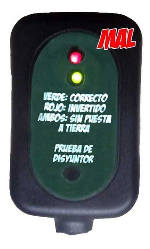 Sazelectric Tester Probador De Disyuntor Diferencial Y Puesta A Tierra 3