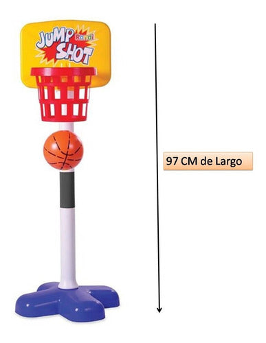 Aro + Pelota Basquet Juguete Infantil Rondi Original Basket 1