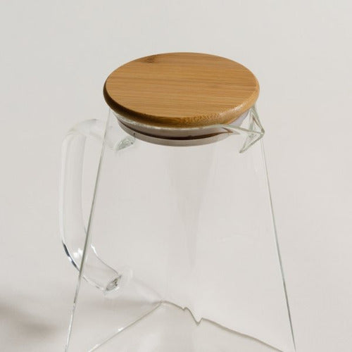 Pyramidal Glass Pitcher | Bamboo Lid 1500 ml (Code 0528119) 2