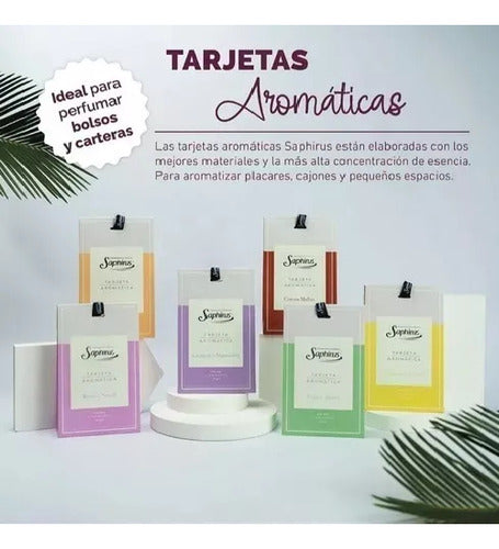 Tarjeta Aromatica Saphirus Lima Y Menta 1