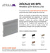 Atrim Zocalo EPS Extra Line 2314 10cm Cement Antihumidity 1